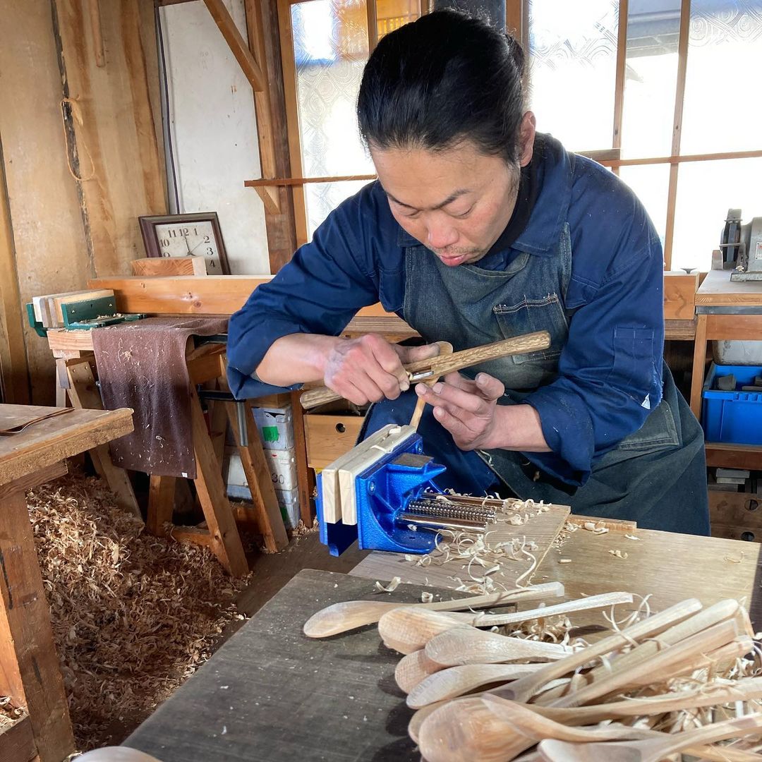 木工作家・大久保公太郎さんのヘラと杓文字、夏からお取り扱いスタート（2021.03.27）